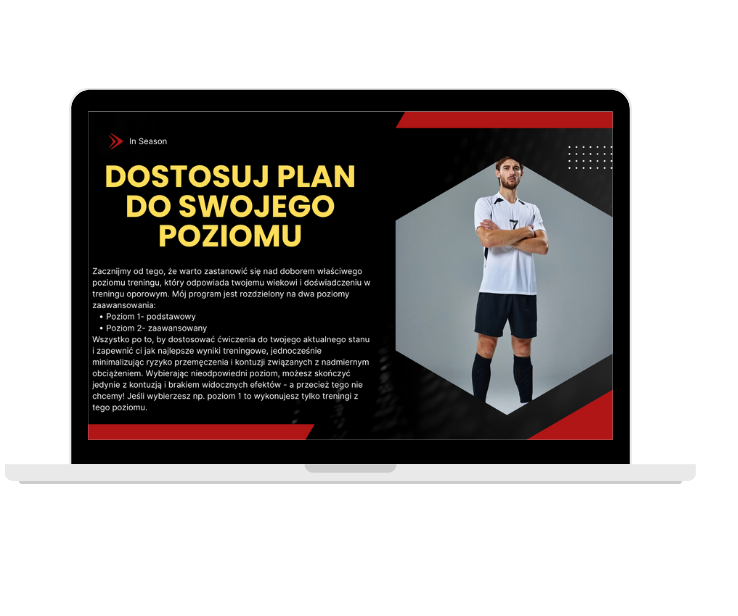 Trening siłowy piłkarza